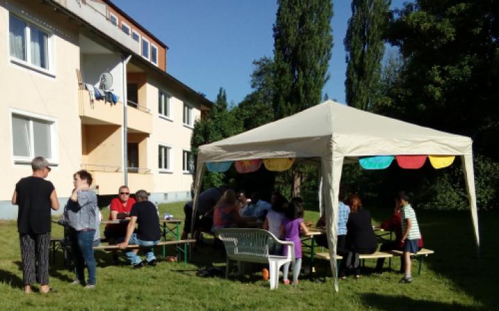 Wandernder Bewohnertreff